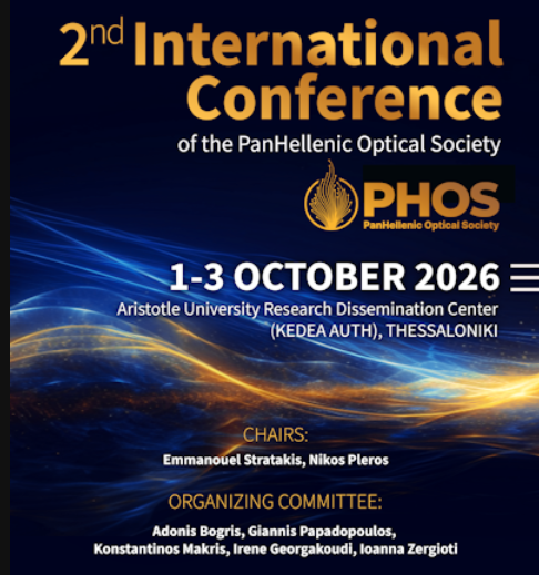6G-CATS participation, via Hellenic Telekom, in the 2nd International Conference of the PanHellenic Optical Society (PHOS)